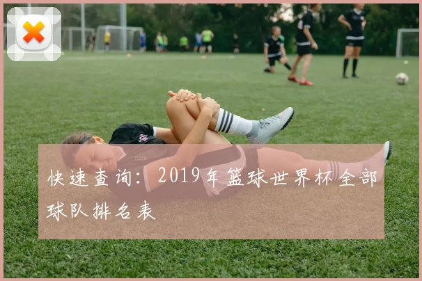 快速查询:2019年篮球世界杯全部球队排名表