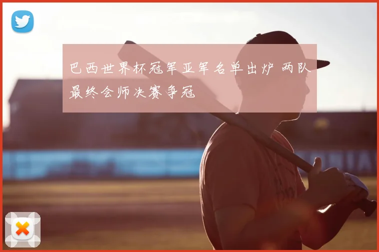 巴西世界杯冠军亚军名单出炉 两队最终会师决赛争冠